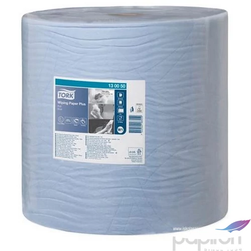 Törlőpapír tekercses 39cm átmérő W1 rendszer 2 2 rétegű TORK Plusz kék