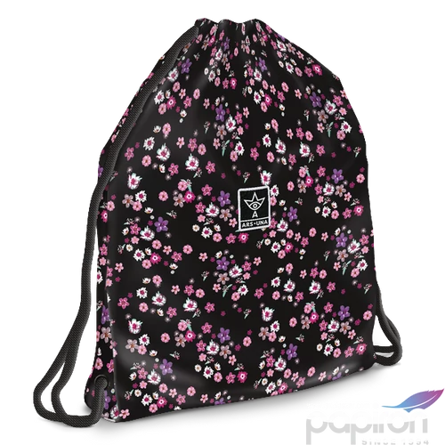 Tornazsák Ars Una sportzsák Tinédzser Pearl Blossom black (5377) 24 54593770 Könnyű erős tartós anyagból