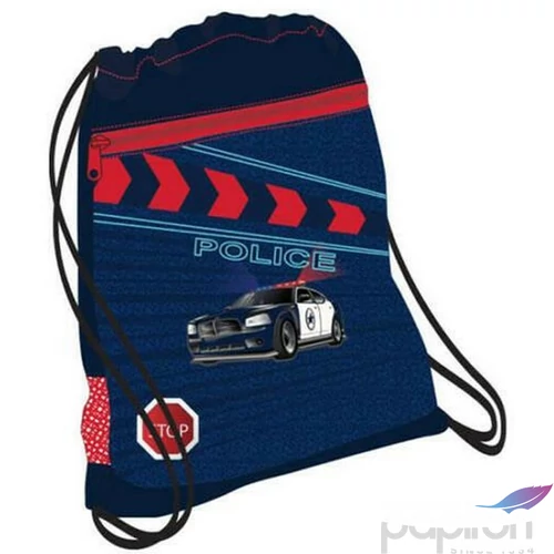 Tornazsák Belmil 18' POLIC E - rendőr, rendőr autó 336-91 43x45cm hálós sportzsák Gym Bag