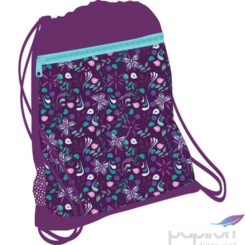 Tornazsák Belmil 20' Amazing Butterfly pillangós, lila 336-91 43x45cm hálós sportzsák Gym Bag