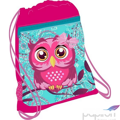 Tornazsák Belmil 20' Speedy Pinky Owl baglyos 336-91 43x45cm hálós sportzsák Gym Bag