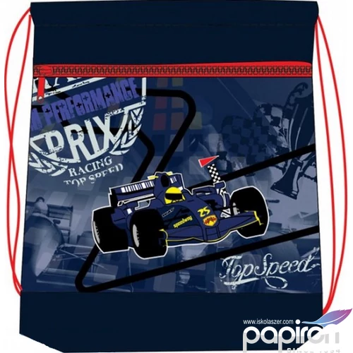 Tornazsák Belmil Top Speed versenyautós autós 336-91 43x45cm hálós sportzsák Gym Bag