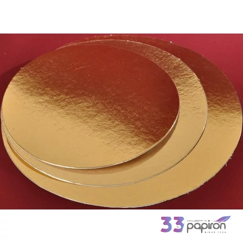 Tortaalátét 18 cm kerek arany 1db/ár
