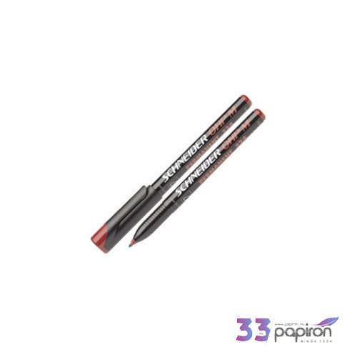 Alkoholos marker Schneider Maxx 224 M OHP 1mm kúpos hegyű piros Írószerek SCHNEIDER 1202