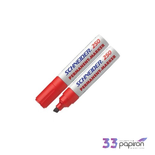 Alkoholos marker Schneider Maxx 250 2-7mm vágott hegyű piros Írószerek SCHNEIDER 125002