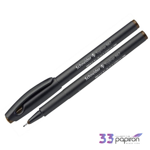 Tűfilc barna Schneider Topliner 967' 0,4mm-es Írószerek SCHNEIDER 196707