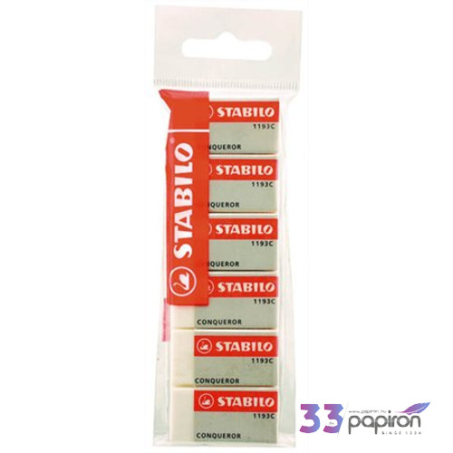 Radír Stabilo 1193 Conqueror PVC-mentes ceruzaradír Javítás, ragasztás Stabilo 1193C6