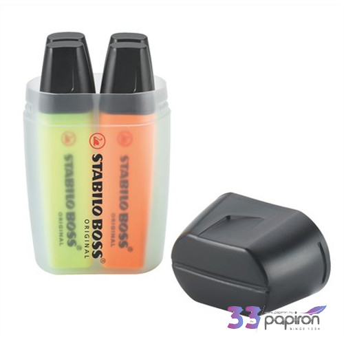 Szövegkiemelő Stabilo BOSS Big Box 2-5mm 4színű készlet Írószerek STABILO 7004-3