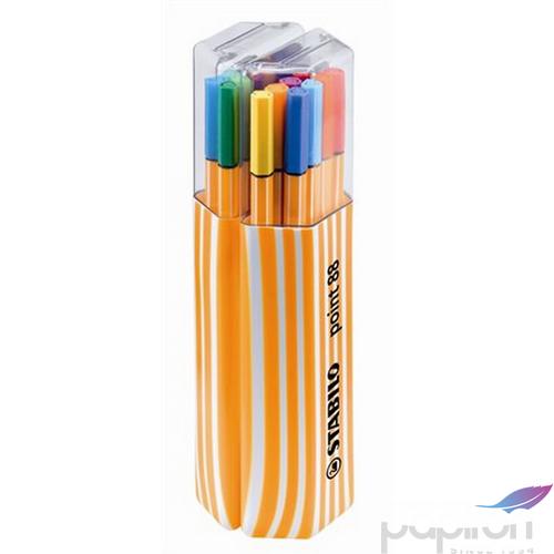 Tűfilc készlet 20 Stabilo Point 88 Twin Pack 0,4mm 20-as készlet Írószerek STABILO 8820-01