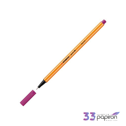 Tűfilc sötétlila Stabilo Point 88'/55, 0,4mm-es Írószerek STABILO 88/55