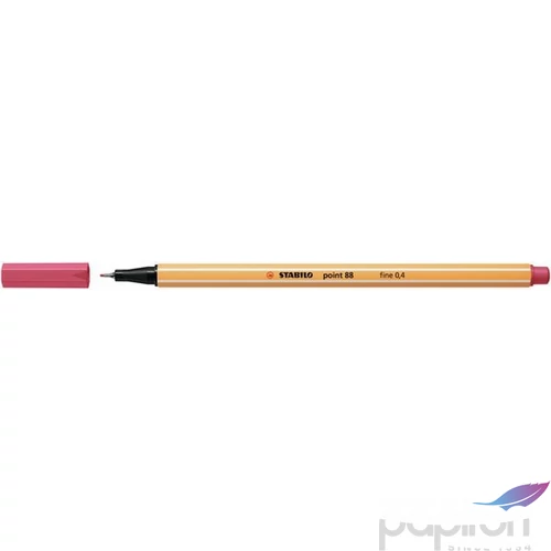 Tűfilc 0,4mm Stabilo eperpiros, Point88 TST8848