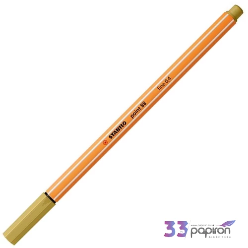 Tűfilc 0,4mm Stabilo Point 88, khaki TST88661
