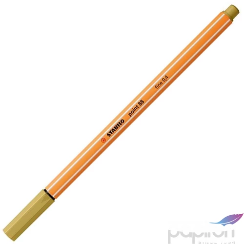 Tűfilc 0,4mm Stabilo Point 88, khaki TST88661