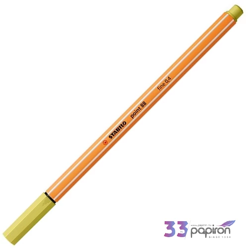 Tűfilc 0,4mm Stabilo Point 88, mustár TST88671