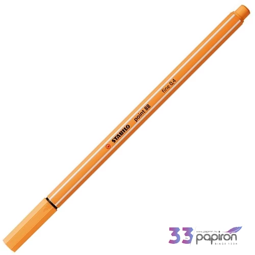 Tűfilc 0,4mm Stabilo Point 88, papaya TST88851