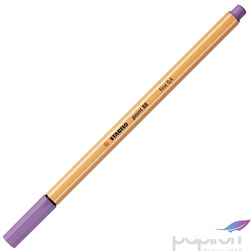Tűfilc 0,4mm Stabilo Point 88, szürkéslila TST8862