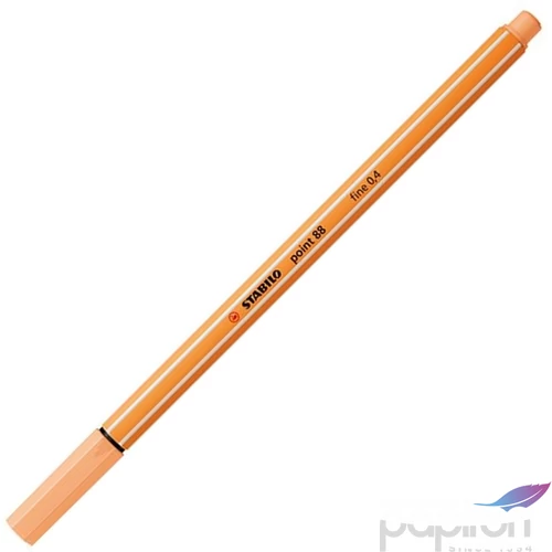Tűfilc 0,4mm Stabilo Point 88, világosnarancs TST88251