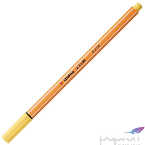 Tűfilc 0,4mm Stabilo Point 88, világossárga TST88231