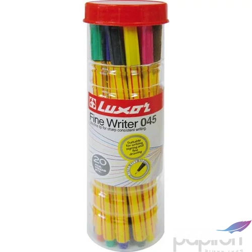 Tűfilc 20-as Luxor 0,45mm Fine Writer 20db/készlet