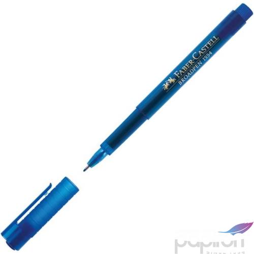 Faber-Castell tűfilc 0,8mm Broadpen 1554 fineliner kék tűfilc, toll 155451