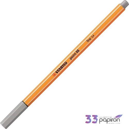 Tűfilc közép jégszürke Stabilo Point 88'/95, 0,4mm-es Írószerek STABILO 88/95