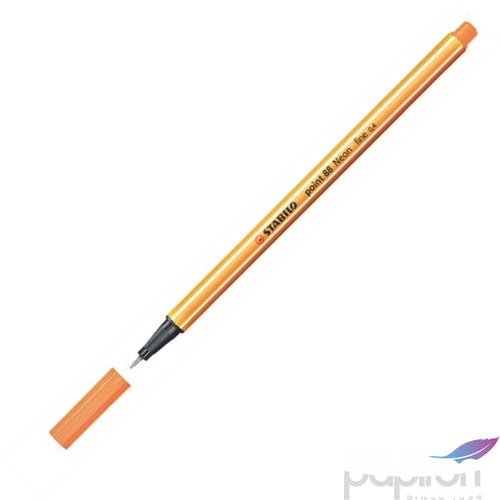 Tűfilc neon narancs Stabilo Point 88'/054, 0,4mm-es Írószerek STABILO 88/054