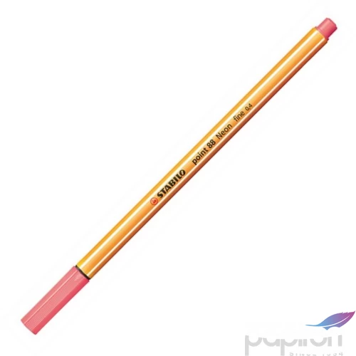 Tűfilc neon piros Stabilo Point 88'/040, 0,4mm-es Írószerek STABILO 88/040