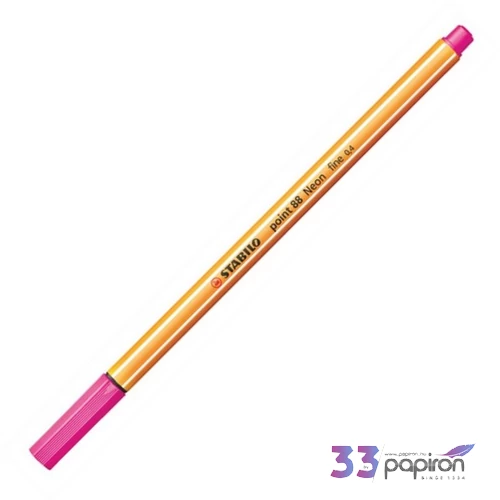 Tűfilc neon rózsaszín Stabilo Point 88'/056, 0,4mm-es Írószerek STABILO 88/056