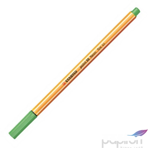 Tűfilc neon zöld Stabilo Point 88'/033, 0,4mm-es Írószerek STABILO 88/033