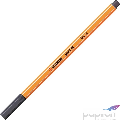 Tűfilc payne szürke Stabilo Point 88'/98, 0,4mm-es Írószerek STABILO 88/98
