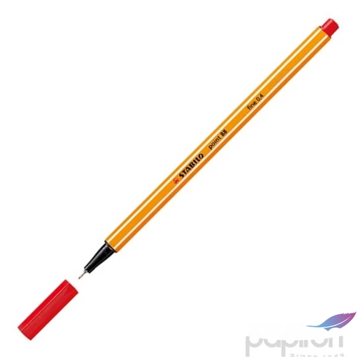 Tűfilc piros Stabilo Point 88'/40, 0,4mm-es Írószerek STABILO 88/40