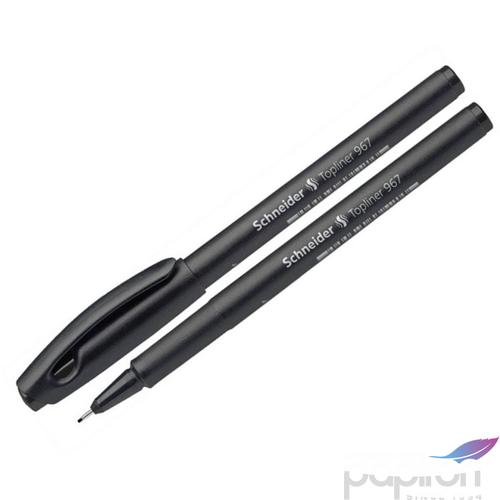 Tűfilc fekete Schneider Topliner 967' 0,4mm-es Írószerek SCHNEIDER 9671