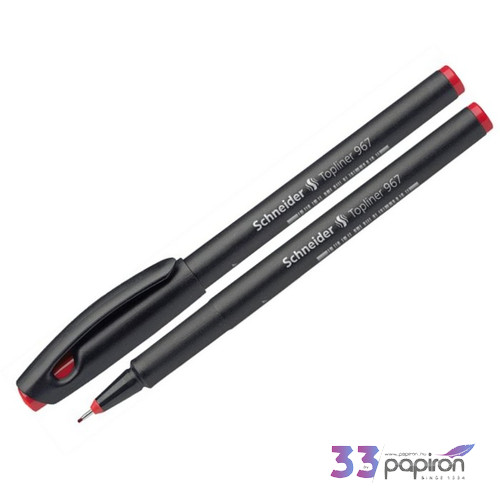 Tűfilc piros Schneider Topliner 967' 0,4mm-es Írószerek SCHNEIDER 9672