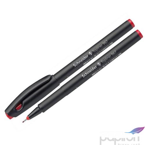 Tűfilc piros Schneider Topliner 967' 0,4mm-es Írószerek SCHNEIDER 9672