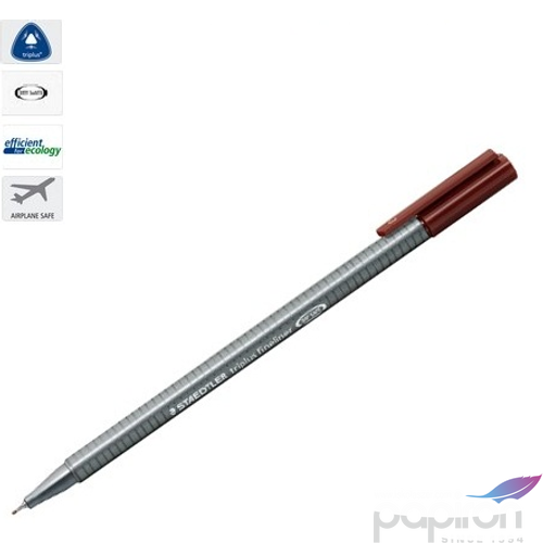 Tűfilc középbarna Staedtler Triplus 0,3mm-es Írószerek STAEDTLER 334-76