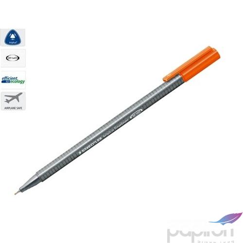 Tűfilc narancssárga Staedtler Triplus 0,3mm-es Írószerek STAEDTLER 334-4