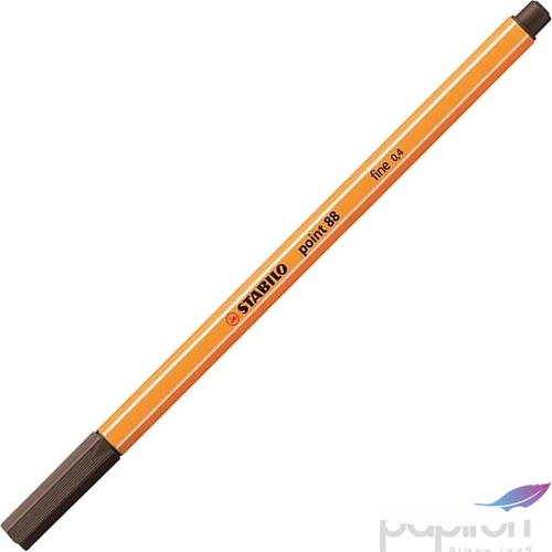 Tűfilc umbrabarna Stabilo Point 88'/65, 0,4mm-es Írószerek STABILO 88/65