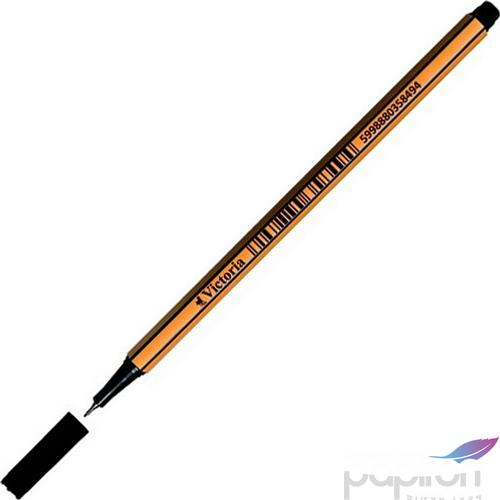 Tűfilc fekete Victoria Slim 0,4mm-es Írószerek Victoria  C97050T01