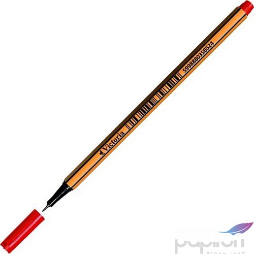 Tűfilc piros Victoria Slim 0,4mm-es Írószerek Victoria  C97050T03
