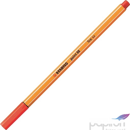 Tűfilc világos piros Stabilo Point 88'/48, 0,4mm-es Írószerek STABILO 88/48