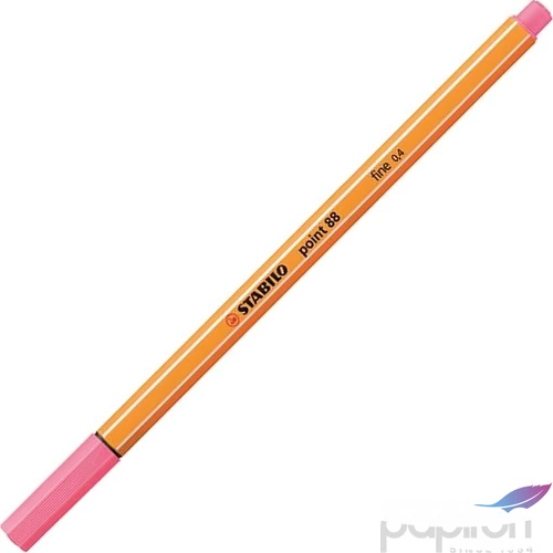 Tűfilc világos rózsa Stabilo Point 88'/29, 0,4mm-es Írószerek STABILO 88/29