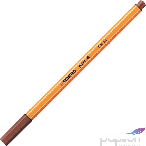 Tűfilc vörösbarna Stabilo Point 88'/75, 0,4mm-es Írószerek STABILO 88/75