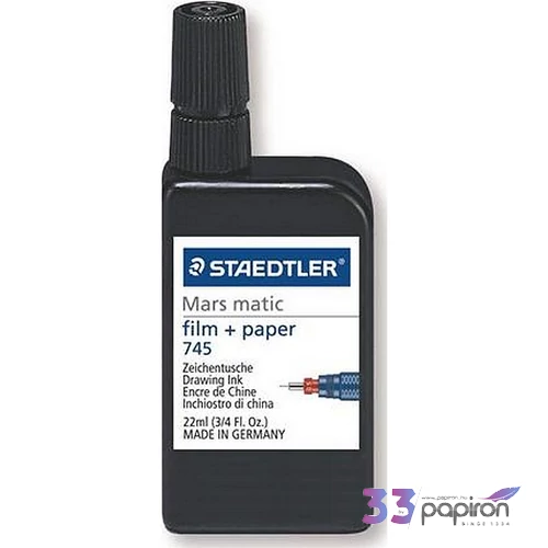 Tustinta 22ml Staedtler Mars Matic, fekete Üveges tinták