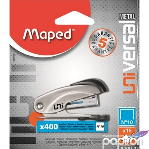 Tűzőgép No.10 Maped Mini Universal Metal 15lap fém Irodai kisgépek MAPED 044600