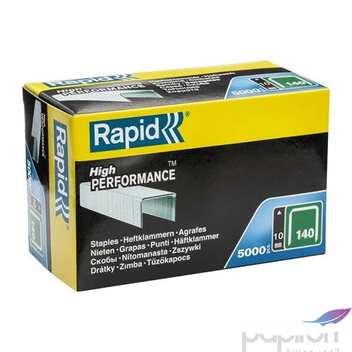 Tűzőkapocs 140/10 Rapid 5M horganyzott Rapid 1db rendelési egység ár 1db-ra