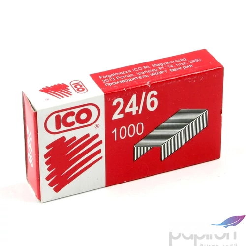 Tűzőkapocs 24/6 ICO nagyteljesítményű tűzőgépekbe irodaszer - irodai kisgép