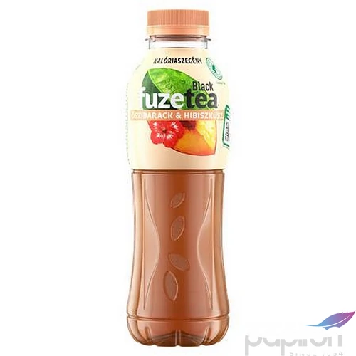 Üdítőita szénsavmentes 0,5l FUZETEA barack-hibiszkusz