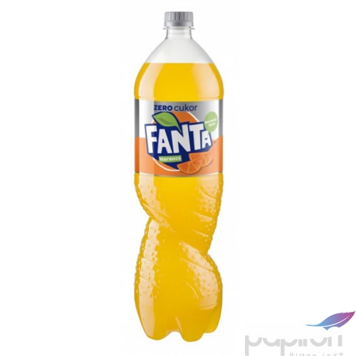 Üdítőital Fanta Zero 1, 75l narancsos szénsavas üdítő COCA 1512303