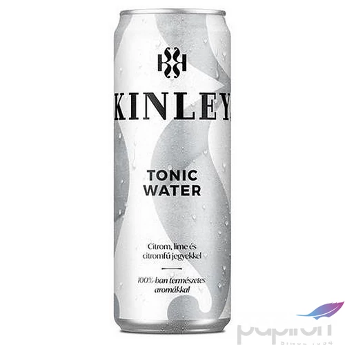 Üdítőital szénsavas 0,25 dobozos KINLEY tonic-citromfű