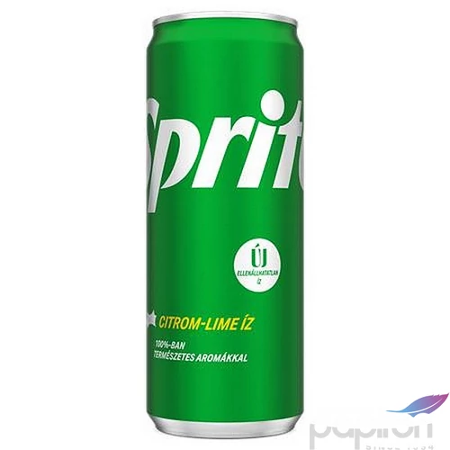Üdítőital szénsavas 0,33 dobozos SPRITE citrom és lime